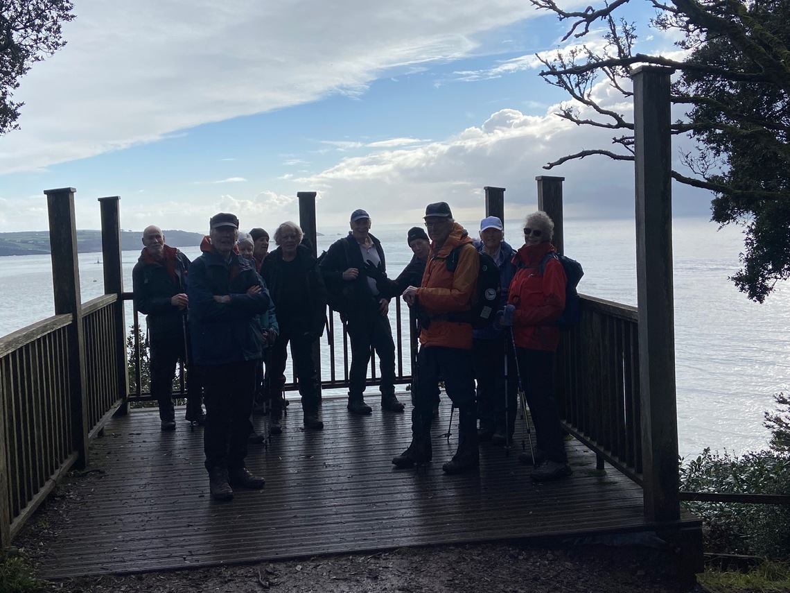 Members waiting for the Cremyll Ferry